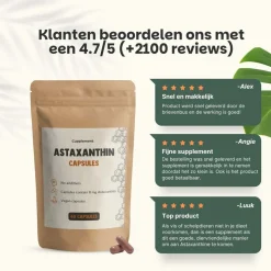 Cupplement 20% korting | Astaxanthine Capsules 8 mg Clearance
