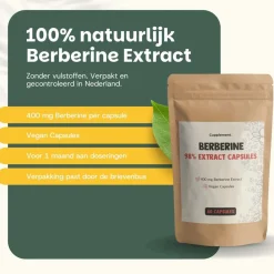 Cupplement 20% korting | Berberine Extract Capsules 400 mg Discount