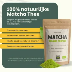 Cupplement 10% korting | Combideal Matcha Thee Poeder Biologisch Online