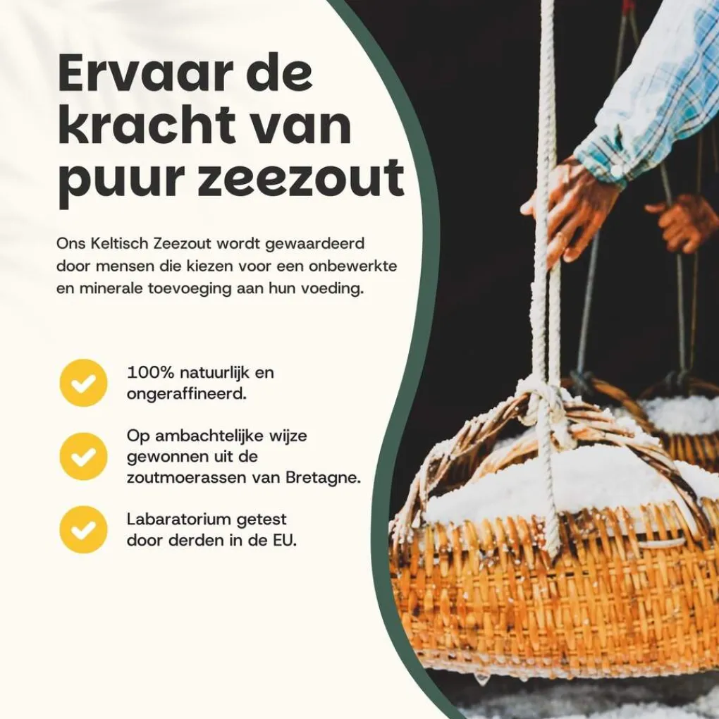 Cupplement 30% korting | Combideal Keltisch Zeezout Discount
