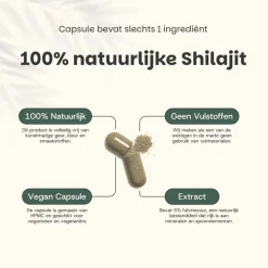Cupplement 10% korting | Combideal Shilajit Extract (5%) Capsules 500 mg Hot