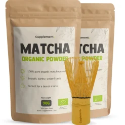 Cupplement 17% korting | Combideal Matcha Poeder met Matcha Whisk Hot