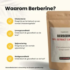 Cupplement 45% korting | Multipack Berberine Extract Capsules 400 mg Hot