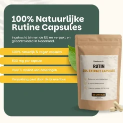 Cupplement 20% korting | Rutine Capsules 500 mg Sale