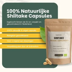 Cupplement 20% korting | Shiitake Capsules 500 mg Biologisch Sale