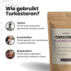Cupplement 20% korting | Turkesterone Capsules 500 mg Best