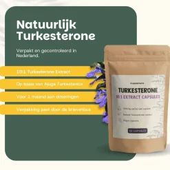 Cupplement 20% korting | Turkesterone Capsules 500 mg Best
