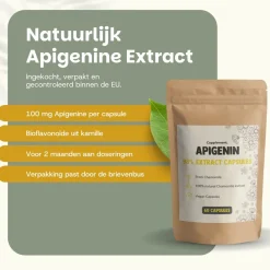 Cupplement 20% korting | Voordeelverpakking Apigenin Extract Capsules 100 mg Best