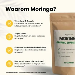 Cupplement 20% korting | Voordeelverpakking Moringa Capsules 500 mg Biologisch Discount