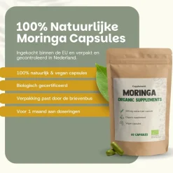 Cupplement 20% korting | Voordeelverpakking Moringa Capsules 500 mg Biologisch Discount