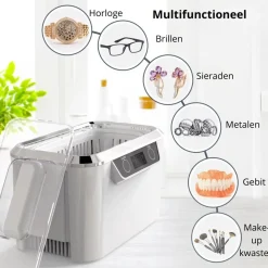 Activeshop professionele ultrasoon reiniger reinigingsapparaat voor brillen sieraden horloge en make-up kwasten Best