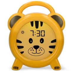 Alecto BC100TIGER - Slaaptrainer, nachtlampje en wekker, tijger