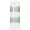Alecto BF-4 - Melkpoedertoren, 4 grote stapelbare bakjes , verdeeltuit, wit/grijs New