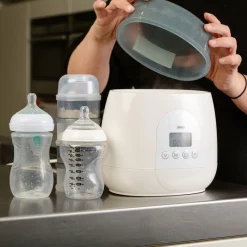 Alecto BW700TWIN - Snelle digitale duo flessenwarmer voor opwarmen, sterilisatie en ontdooien, wit Sale