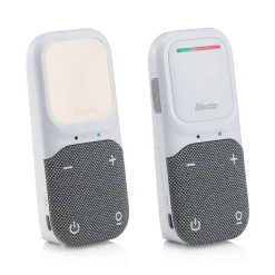 Alecto DBX135 - Moderne Full Eco audio babyfoon met heldere DECT-geluidskwaliteit, lange stand-by tijd en nachtlampje - Wit/Grijs Online
