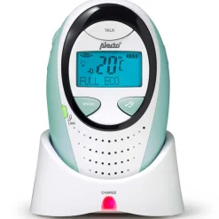Alecto DBX-88MT - Full Eco DECT babyfoon met display, wit/mintgroen Best