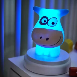 Alecto NAUGHTY COW - LED nachtlampje, koe, blauw Sale