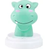 Alecto SILLY HIPPO - LED nachtlampje, nijlpaard, blauw New