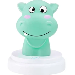 Alecto SILLY HIPPO - LED nachtlampje, nijlpaard, blauw New