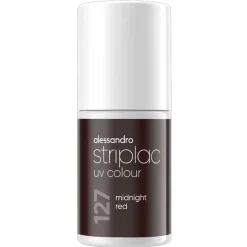 Alessandro Striplac UV Colour 127 Midnight Red Nagellak Online