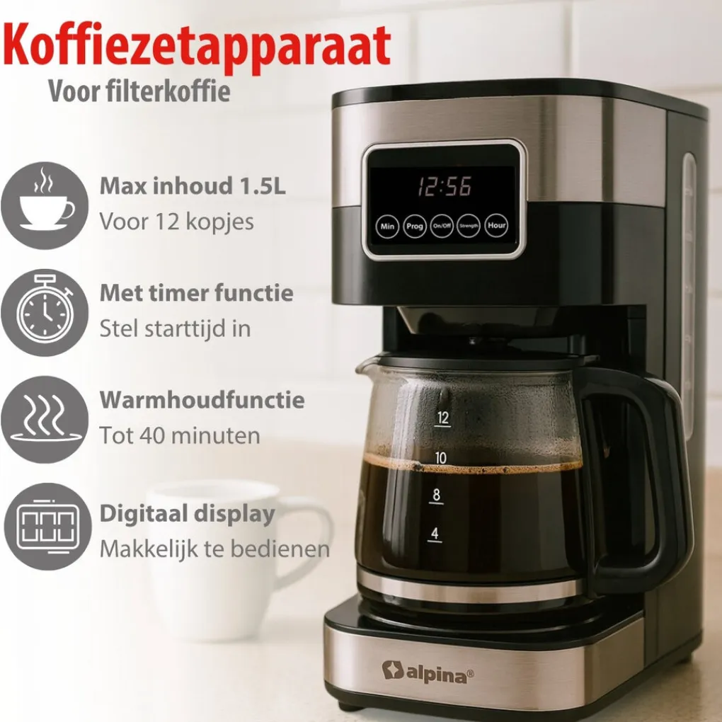 Alpina Filter-koffiezetapparaat MEAFI3740/006 Discount