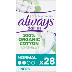Always Dailies Cotton Normal Inlegkruisjes New