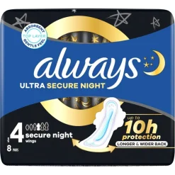 Always Ultra Secure Night Maandverband Clearance