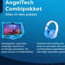AngelTech Kinderpakket PRO II - Kindertablet + Kinderkoptelefoon Discount