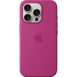 Apple Silicone Backcover MagSafe voor iPhone 16 Pro New