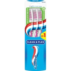 Aquafresh Clean & Flex Medium Tandenborstels New
