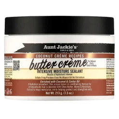 Aunt Jackie's Curls & Coils Coconut Crème Recipes Butter Crème Intensive Moisture Sealant Outlet