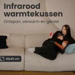 Auronic Sherpa Fleece Warmtekussen 45x45cm