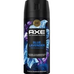 Axe Fine Fragrance Blue Lavender Deodorant Bodyspray New