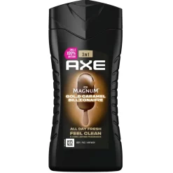 Axe Magnum Gold Caramel Billionaire 3-in-1 Douchegel New