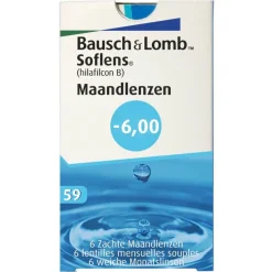 Bausch & Lomb -6.00 Maandlenzen New