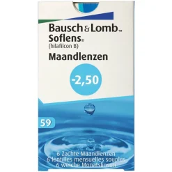 Bausch & Lomb -2.50 Maandlenzen