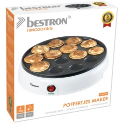 Bestron Poffertjesmaker APFM700W Wit Online