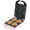 Bestron Wafelijzer Hartvormige Wafels Roze Hot