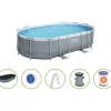 Bestway Power Steel ovalen opbouwzwembad Clearance
