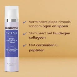 Biodermal Anti-Age Oog & Lipcountourcrème New