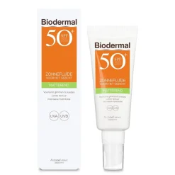 Biodermal SPF50+ Matterende Zonnefluïde voor je Gezicht Outlet