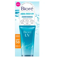 Bioré UV Aqua Rich SPF 50 Weightless Moisturiser New