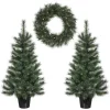 Black Box Trees Kunstkerstboomjes en krans set Discount