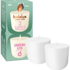 Bolsius Clean Light Gardenia & Fig Navulling Hot