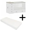 Born Lucky Combi Ledikant Memphis Met Matras Outlet