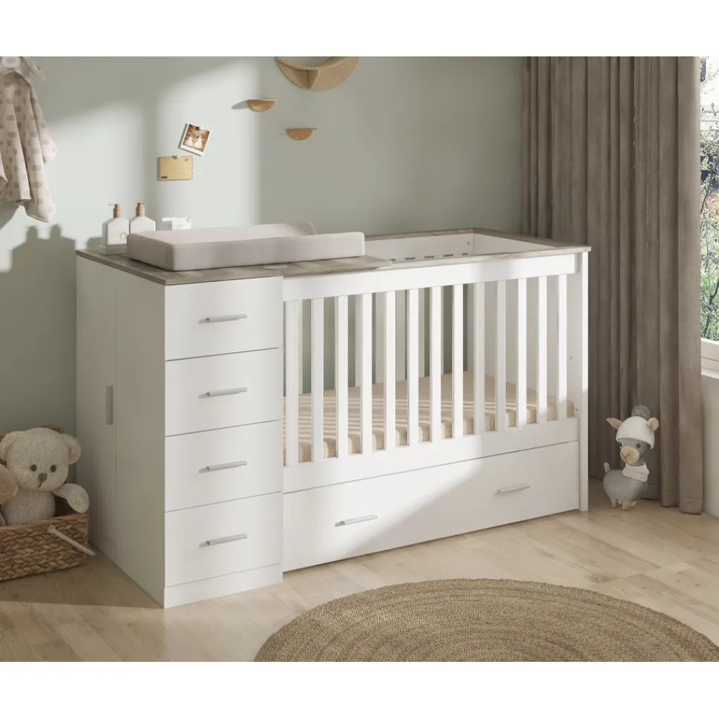 Born Lucky Combi Ledikant Memphis Met Matras Outlet