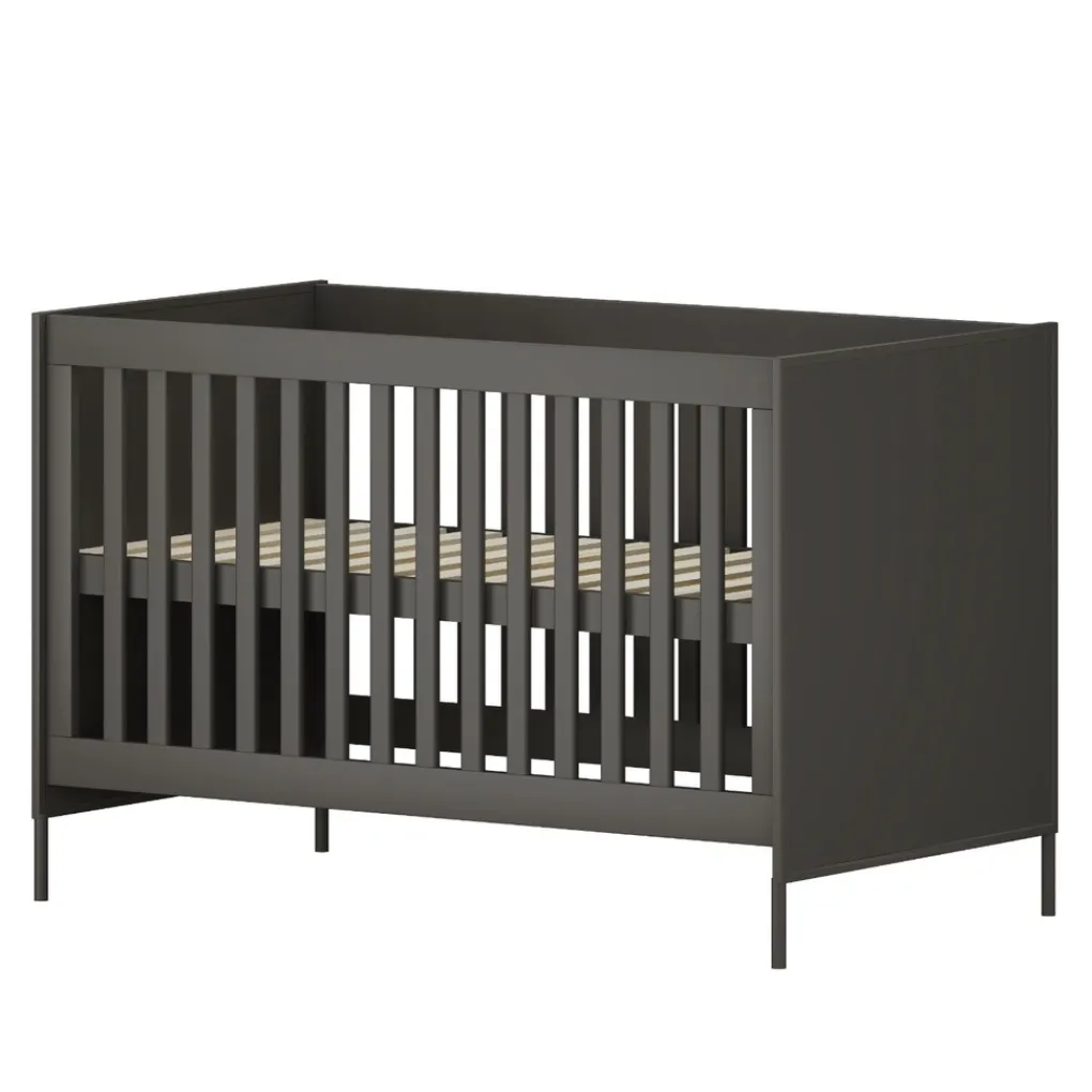Born Lucky Lissabon Babybed Chocolate 70x140 cm Clearance