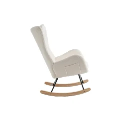 Born Lucky Schommelstoel Teddy Stof Discount