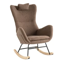 Born Lucky Schommelstoel Teddy Stof Hot