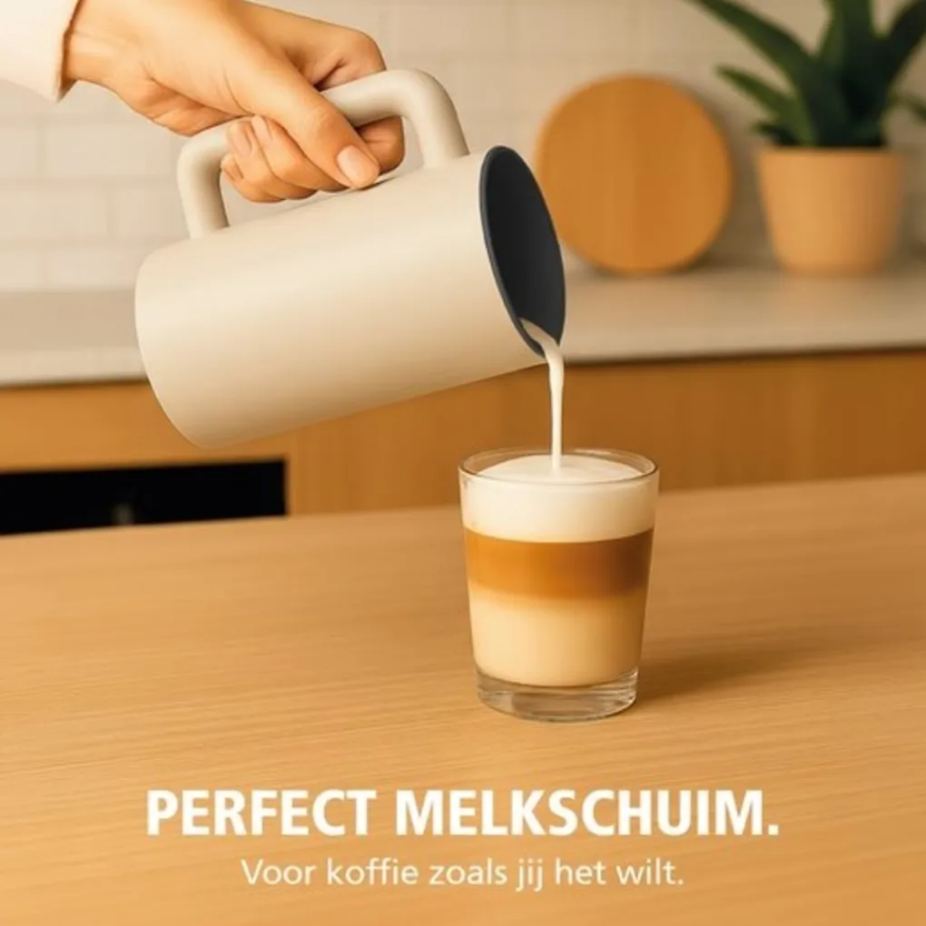 Brabantia Elektrische Melkopschuimer Beige BBEK1048SB Sale